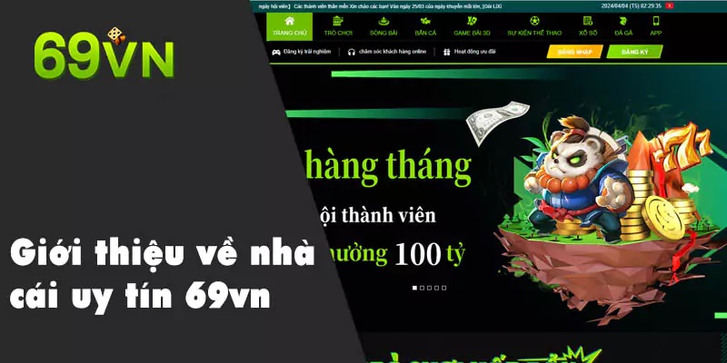 Giới thiệu tổng quan về game bài 69VN